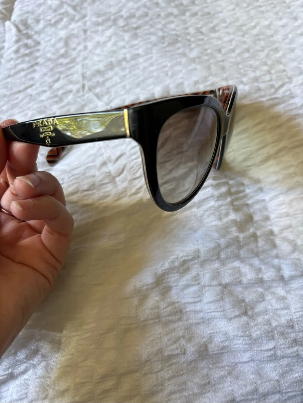 Prada Black Oversized Women's Sunglasses - Fashionable Sun Protection